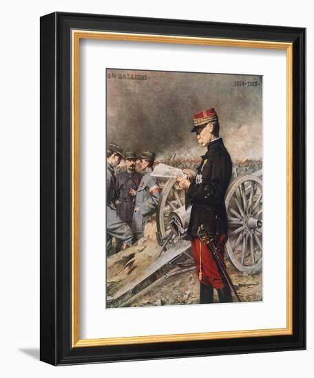 French General Joseph-Simon Gallieni, 1916-Ferdinand Roybet-Framed Giclee Print