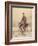 French Gentleman on His Tricycle-null-Framed Photographic Print