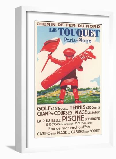 French Golf Travel Poster-null-Framed Art Print