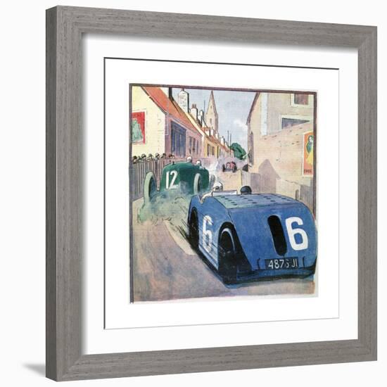 French Grand Prix, Circuit De Touraine, Tours, France, 1923-null-Framed Giclee Print