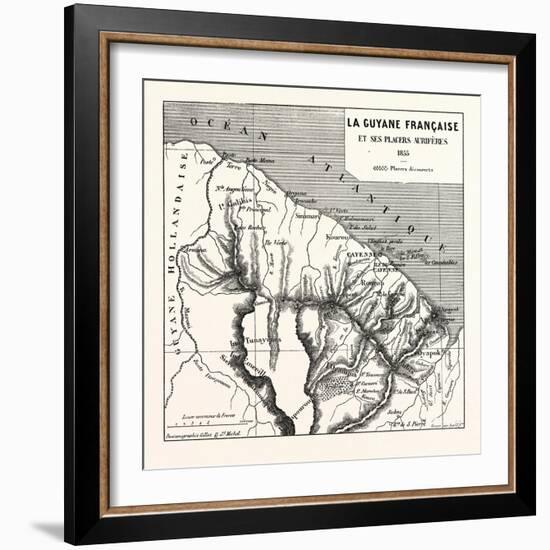 French Guiana, 1855-null-Framed Giclee Print