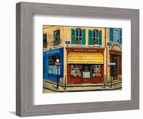 French Hat Shop-Marilyn Dunlap-Framed Art Print