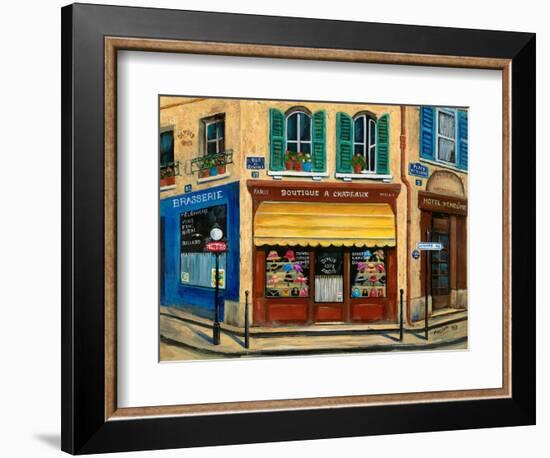 French Hat Shop-Marilyn Dunlap-Framed Art Print