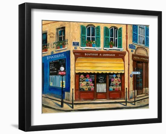 French Hat Shop-Marilyn Dunlap-Framed Art Print