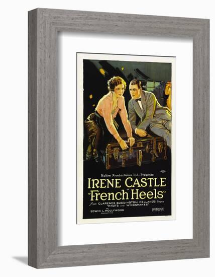 French Heels, Irene Castle, Ward Crane, 1922-null-Framed Photo