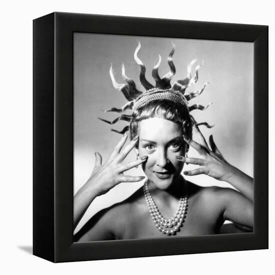 French hiarstyle-null-Framed Stretched Canvas