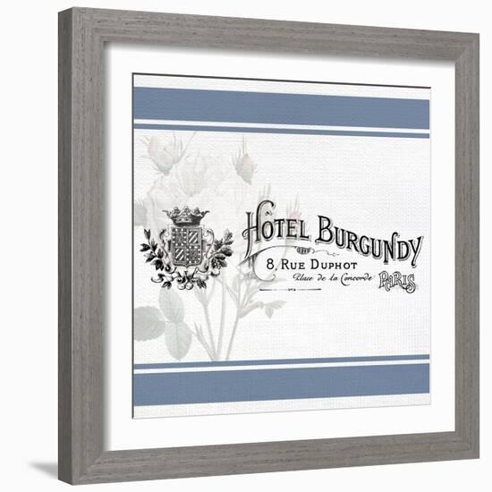 French Hotel 2-Kimberly Allen-Framed Art Print