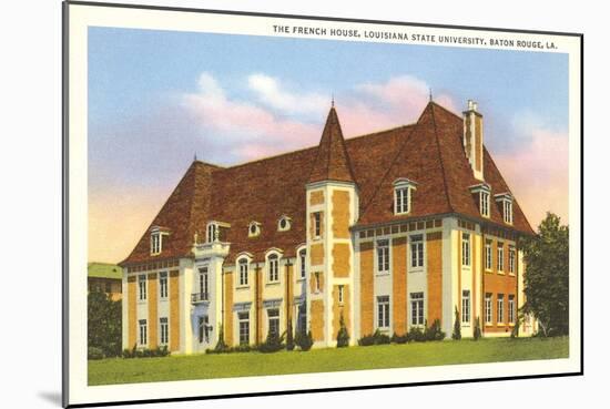 French House, LSU, Baton Rouge-null-Mounted Art Print