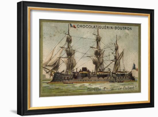 French Ironclad Colbert-null-Framed Giclee Print