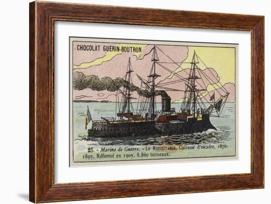 French Ironclad Redoutable, 1876-null-Framed Giclee Print