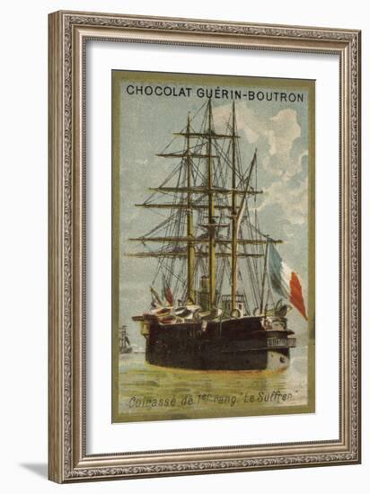 French Ironclad Suffren-null-Framed Giclee Print