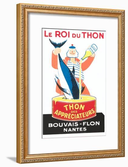 French King of Tuna, Graphics-null-Framed Art Print