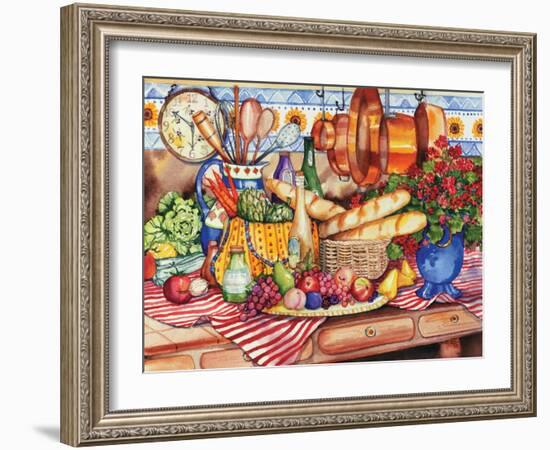 French Kitchen-Kathleen Parr McKenna-Framed Art Print