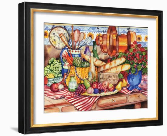 French Kitchen-Kathleen Parr McKenna-Framed Art Print