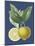 French Lemon on Navy II-A. Risso-Mounted Art Print