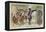 French Liard of the Reign of Louis XIV, 1687-null-Framed Premier Image Canvas