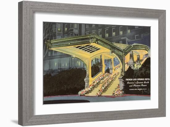 French Lick Springs Hotel, Indiana-null-Framed Art Print