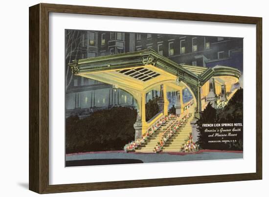French Lick Springs Hotel, Indiana-null-Framed Art Print