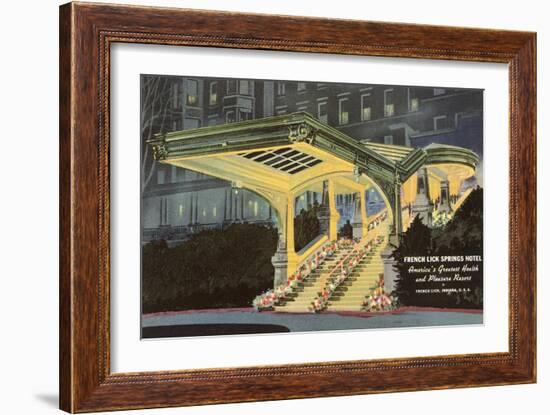 French Lick Springs Hotel, Indiana-null-Framed Art Print