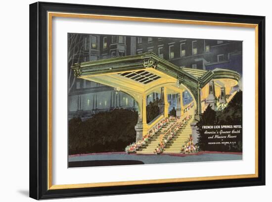 French Lick Springs Hotel, Indiana-null-Framed Art Print