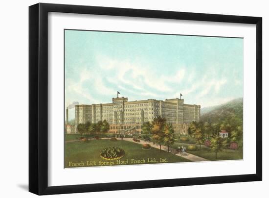 French Lick Springs Hotel, Indiana-null-Framed Art Print