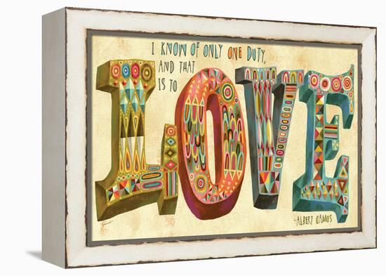 French Love-Richard Faust-Framed Stretched Canvas