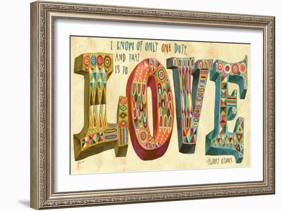 French Love-Richard Faust-Framed Art Print