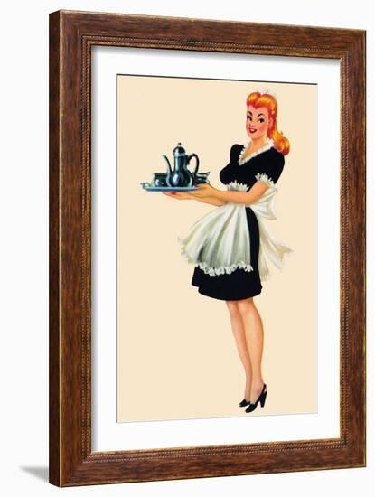 French Maid-null-Framed Art Print
