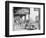 French market sidewalk scene at the Waterfront in New Orleans, Louisiana, 1935-Walker Evans-Framed Photographic Print