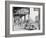 French market sidewalk scene at the Waterfront in New Orleans, Louisiana, 1935-Walker Evans-Framed Photographic Print