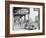 French market sidewalk scene at the Waterfront in New Orleans, Louisiana, 1935-Walker Evans-Framed Photographic Print