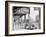 French market sidewalk scene at the Waterfront in New Orleans, Louisiana, 1935-Walker Evans-Framed Photographic Print