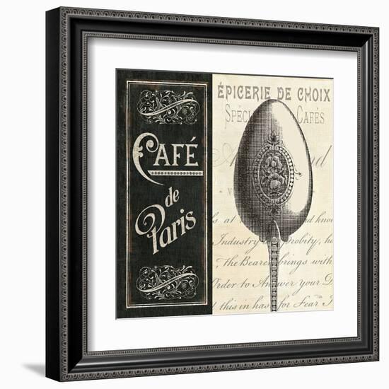 French Menu I-Jess Aiken-Framed Art Print