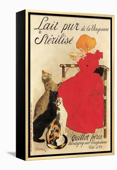 French Milk Poster-null-Framed Stretched Canvas