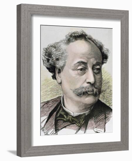 French Novelist and Playwright. Illegitimate Son of Alexandre Dumas-Prisma Archivo-Framed Photographic Print