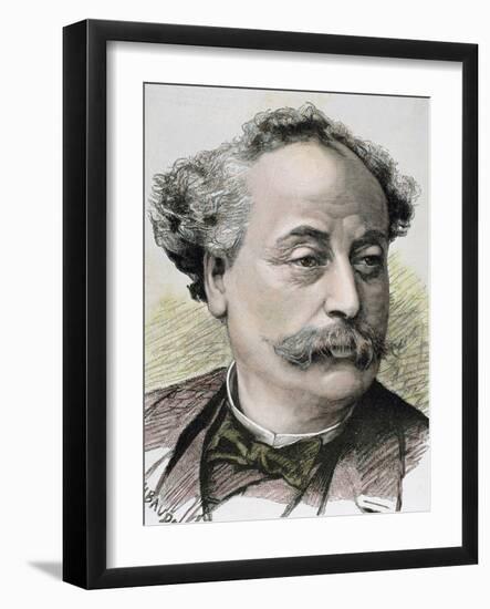 French Novelist and Playwright. Illegitimate Son of Alexandre Dumas-Prisma Archivo-Framed Photographic Print