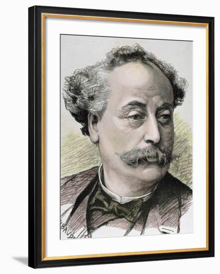 French Novelist and Playwright. Illegitimate Son of Alexandre Dumas-Prisma Archivo-Framed Photographic Print