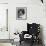 French Novelist Colette, at Desk Covered with Handwritten Notes Topped by Reading Glasses at Home-David Scherman-Framed Premium Photographic Print displayed on a wall