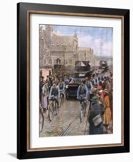 French Occupy the Ruhr-Achille Beltrame-Framed Art Print