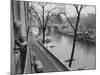 French Painter Marc Chagall Looking Out at the River Seine-Loomis Dean-Mounted Premium Photographic Print
