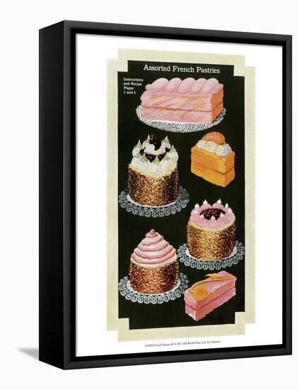 French Pastries III-null-Framed Stretched Canvas