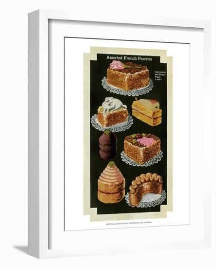 French Pastries IV-null-Framed Art Print