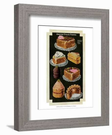 French Pastries IV-null-Framed Premium Giclee Print