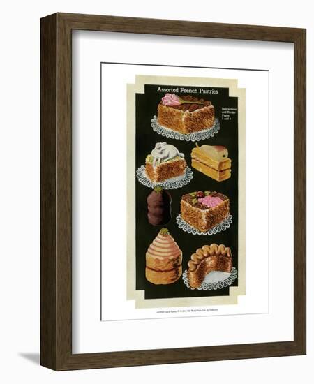 French Pastries IV-null-Framed Premium Giclee Print