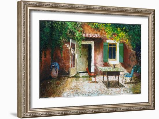 French Patio, 2006-Trevor Neal-Framed Giclee Print