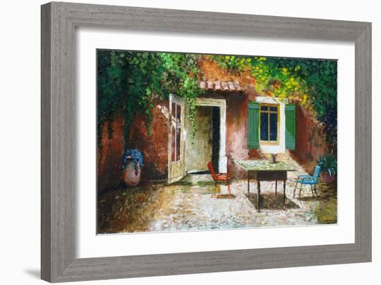 French Patio, 2006-Trevor Neal-Framed Giclee Print