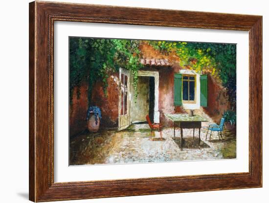 French Patio, 2006-Trevor Neal-Framed Giclee Print