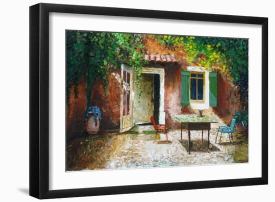 French Patio, 2006-Trevor Neal-Framed Giclee Print