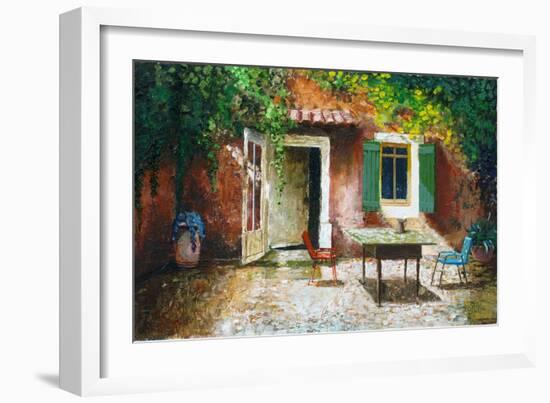 French Patio, 2006-Trevor Neal-Framed Giclee Print