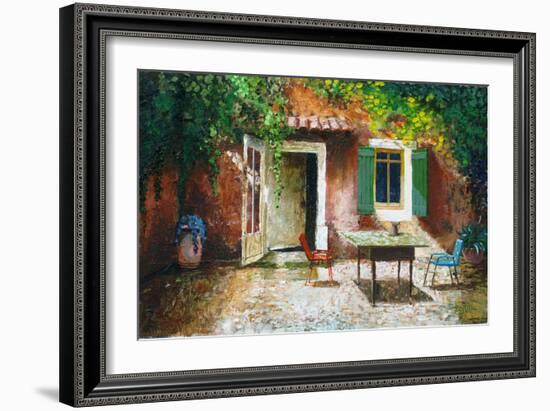 French Patio, 2006-Trevor Neal-Framed Giclee Print